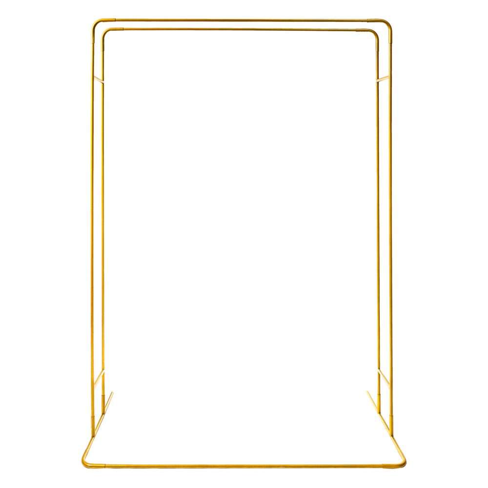 Rectangle Metal Frame Shiny - Gold - Funktionality Events & Experiences
